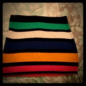 Colorful Stripe Skirt